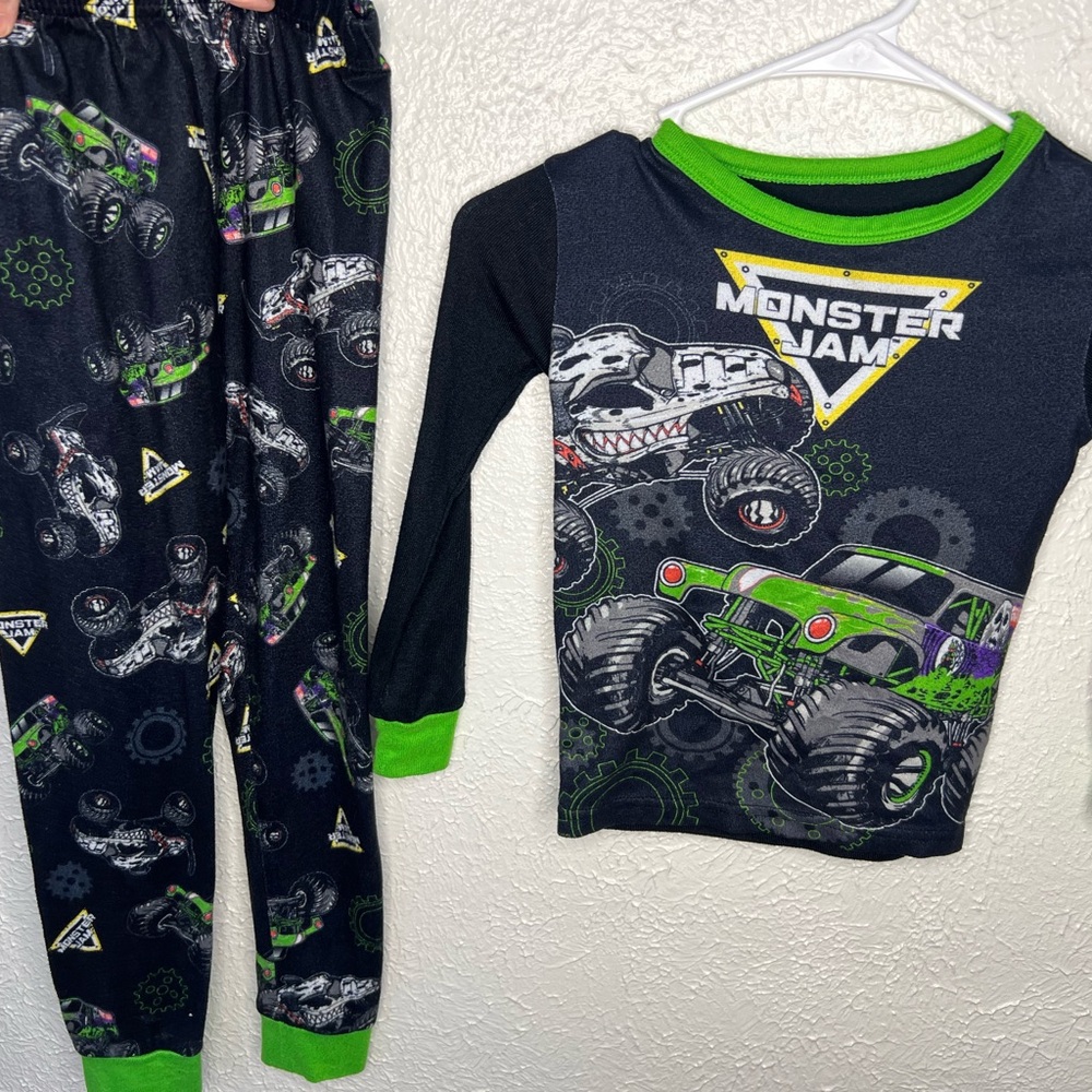 Monster Jam Pajama Set size 8